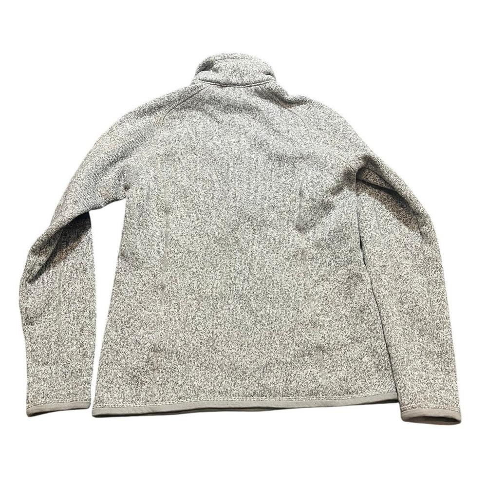 Patagonia Better Sweater Women S Gray Heathered Quarter Zip Fleece 25617 - Picture 6 of 8
